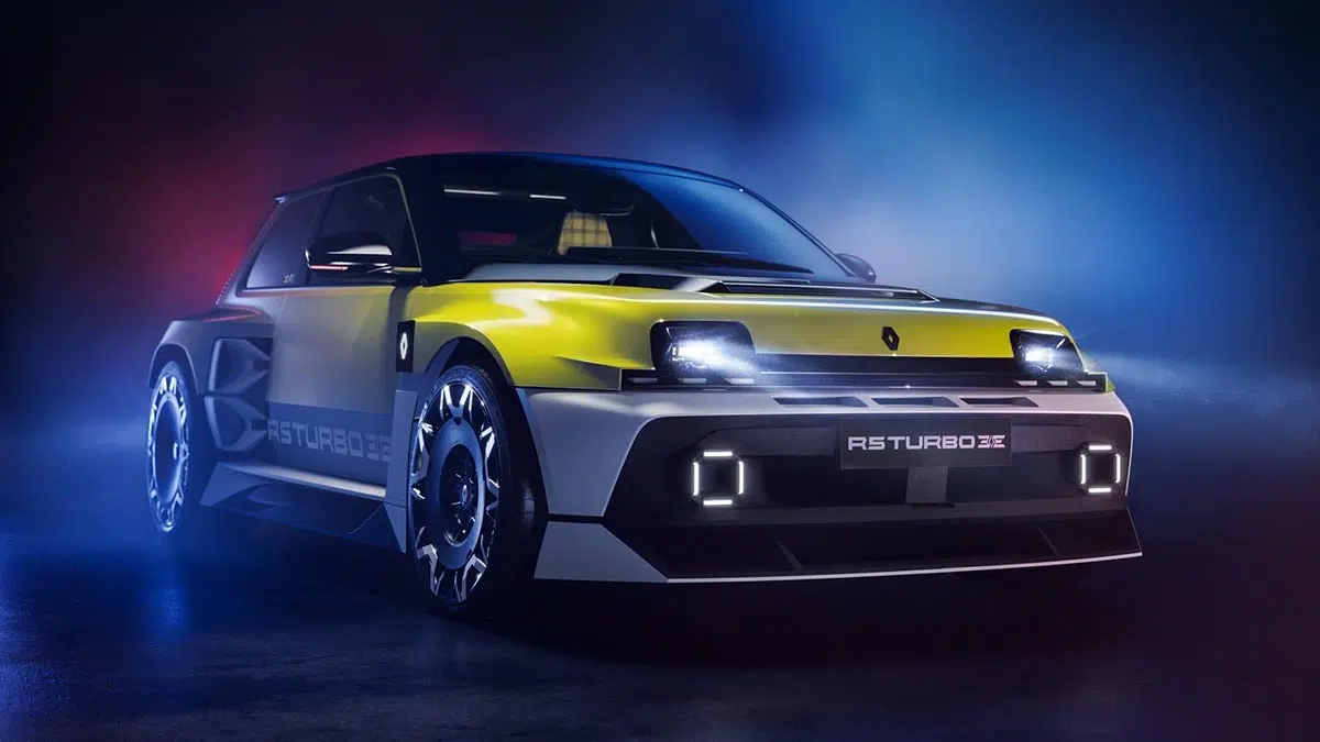 Renault 5 Turbo 3E, voiture électrique sportive avec design inspiré du R5 Turbo original
