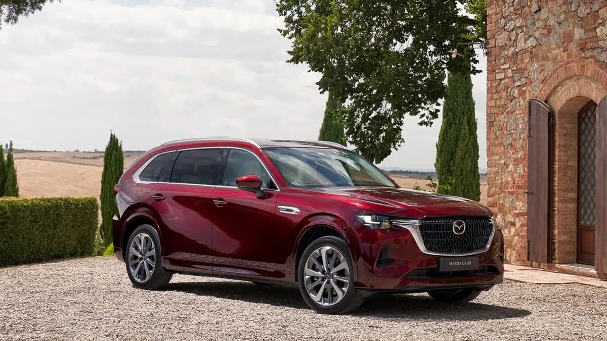 Mazda CX-80, SUV haut de gamme avec design élégant et calandre imposante