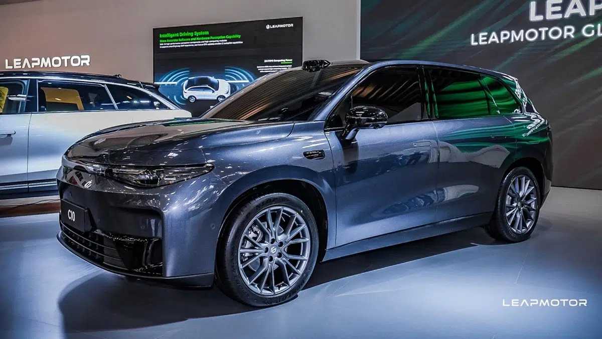 Leapmotor C10, SUV eléctrico moderno con diseño afilado y firma de luz futurista