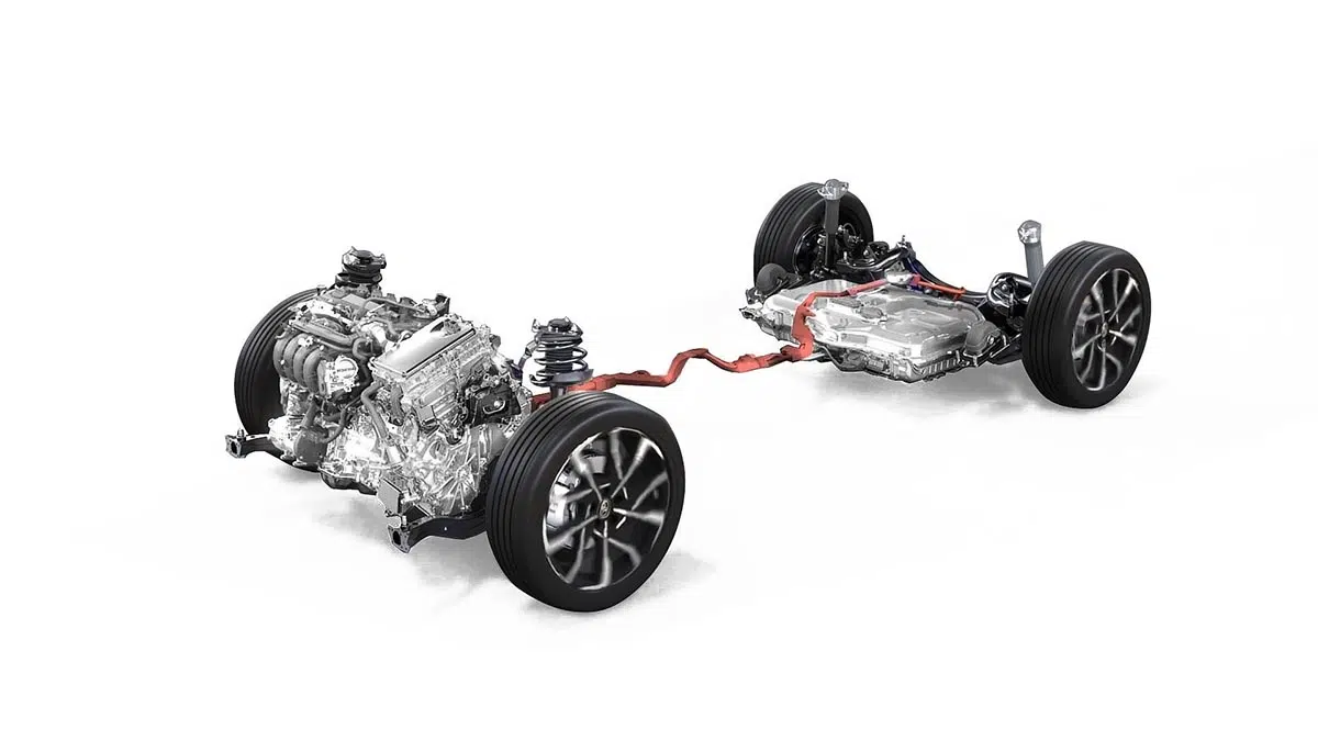 Sistema híbrido enchufable del Toyota Prius PHEV, arquitectura técnica gasolina-eléctrico