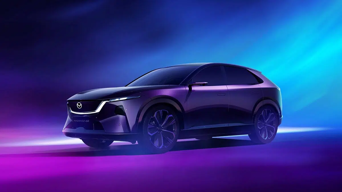 Technologie électrique et EREV du Mazda CX-6e 2025, batterie 68,8 kWh et générateur thermique